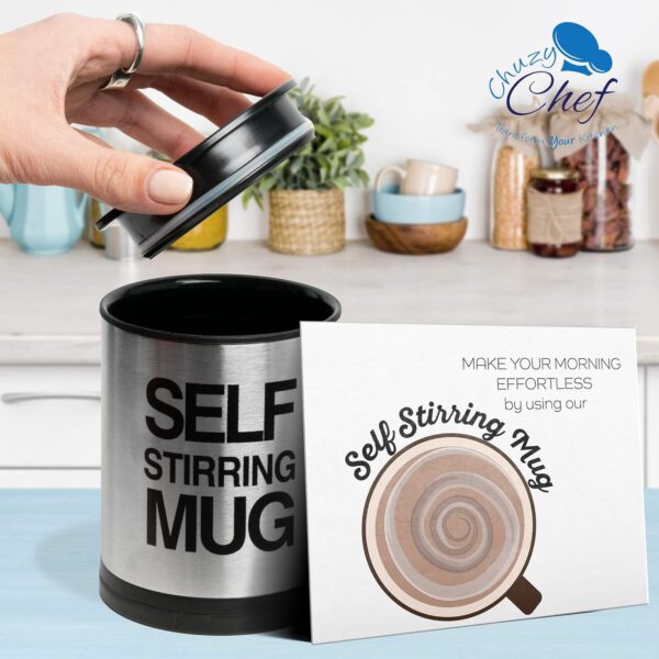 Self Stirring Coffee Mug Cup - Image 4