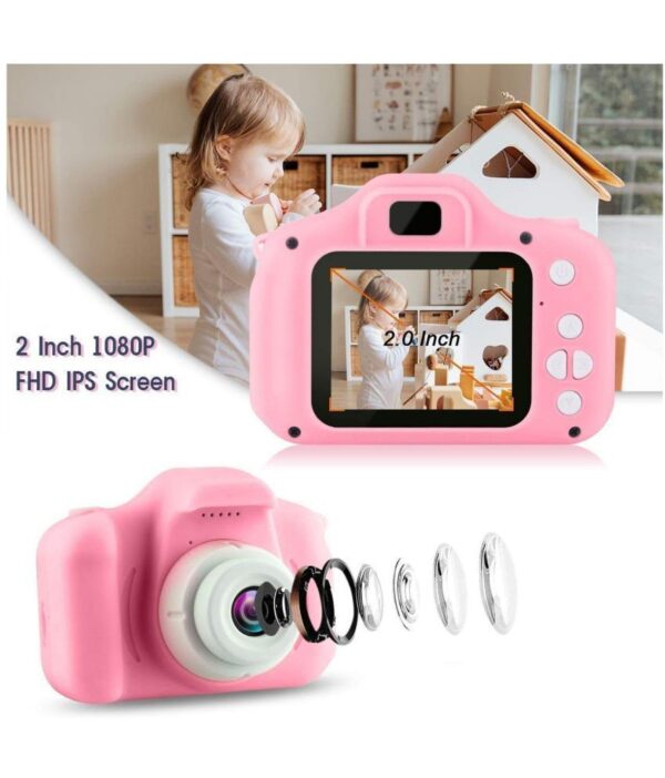 Digital Cameras, Web Camera for Computer, Child Video Recorder Camera, Full HD 1080P, Handy Portable Camera, 2.0 Screen,Kids Camera - Image 2